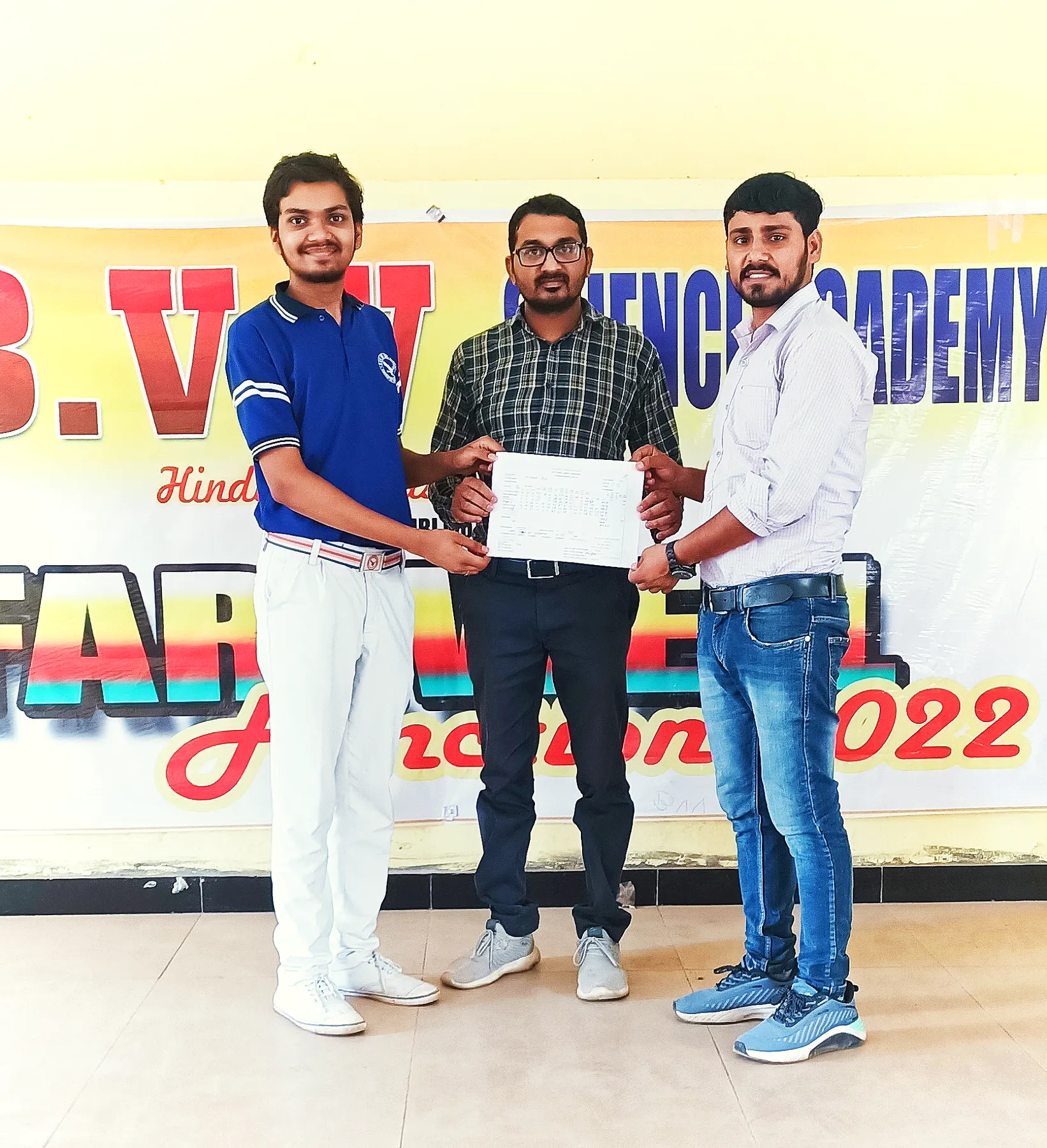 Farewell 2022 certificate