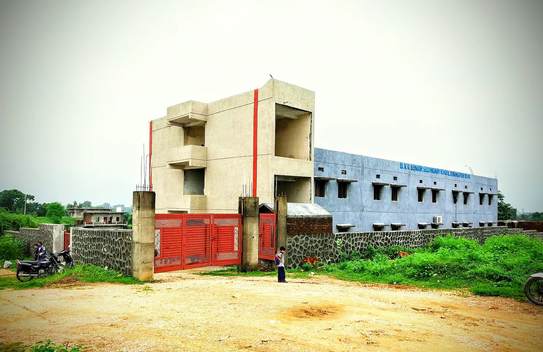 The school building on Dahod Road