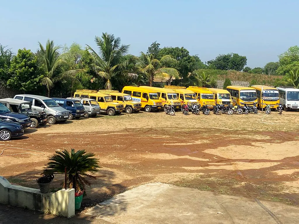Our fleet of yellow school buses