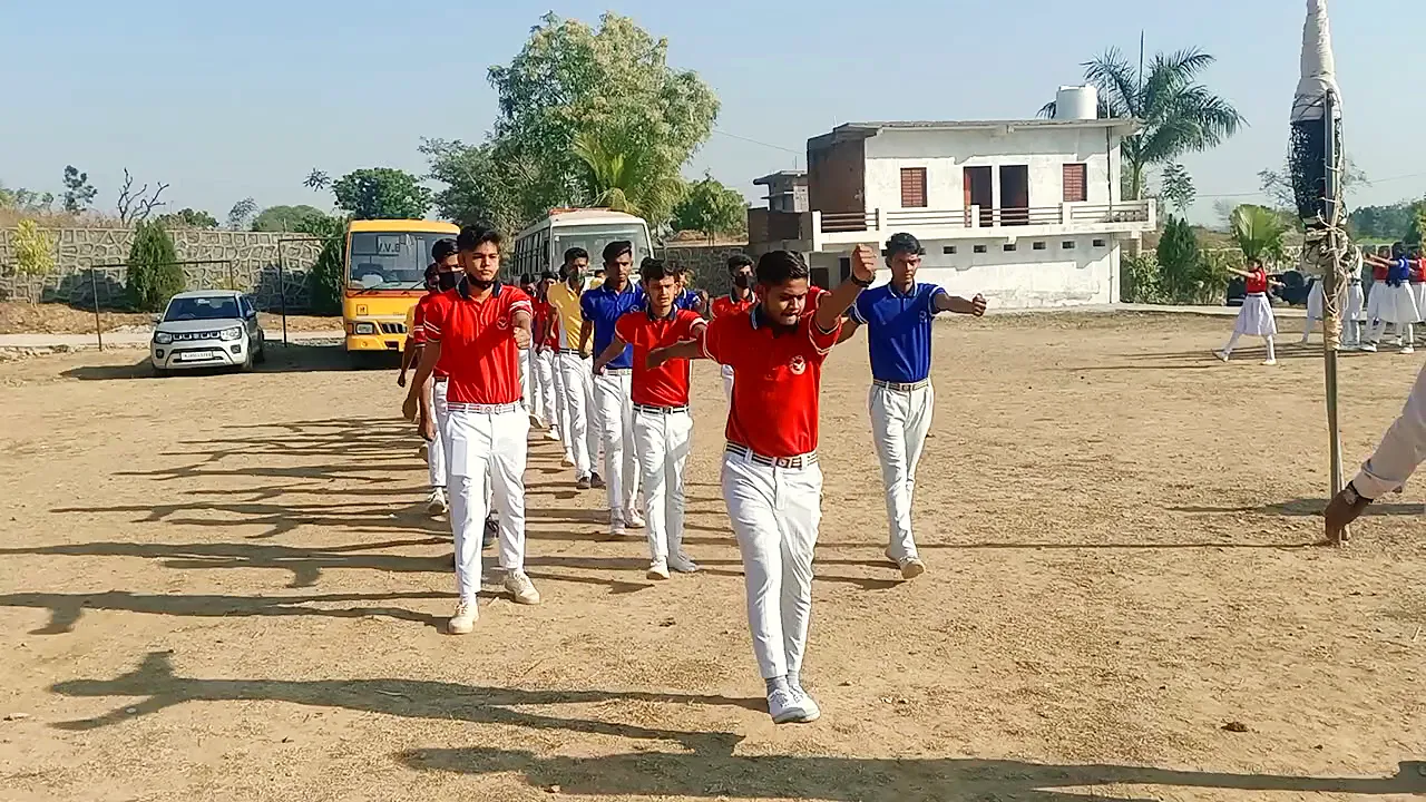 March past on a national day